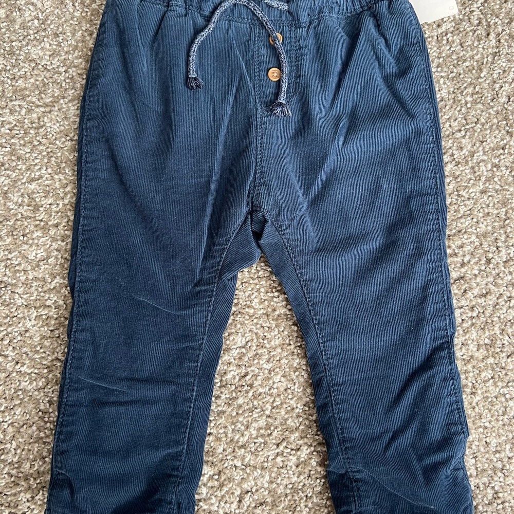 H&M Kids Dark Blue Corduroy Trousers